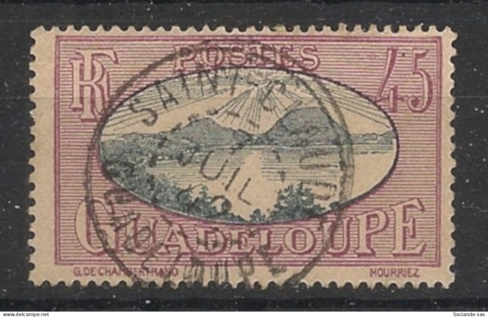 GUADELOUPE - 1928-38 - N°YT. 109 - Rade Des Saintes 45c - Oblitéré / Used - Oblitérés