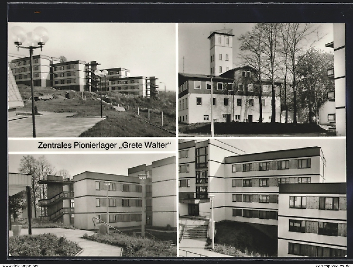 AK Sebnitz, Zentrales Pionierlager Grete Walter, Lagerleitung, Freundschaftsgebäude I Und II  - Sebnitz