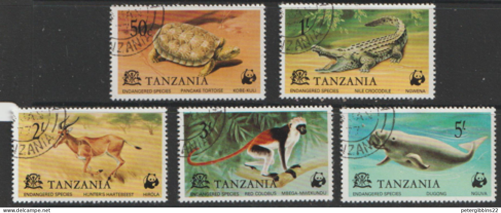 Tanzania   1977   SG 212-6  Wildlife   Fine Used - Tanzanie (1964-...)