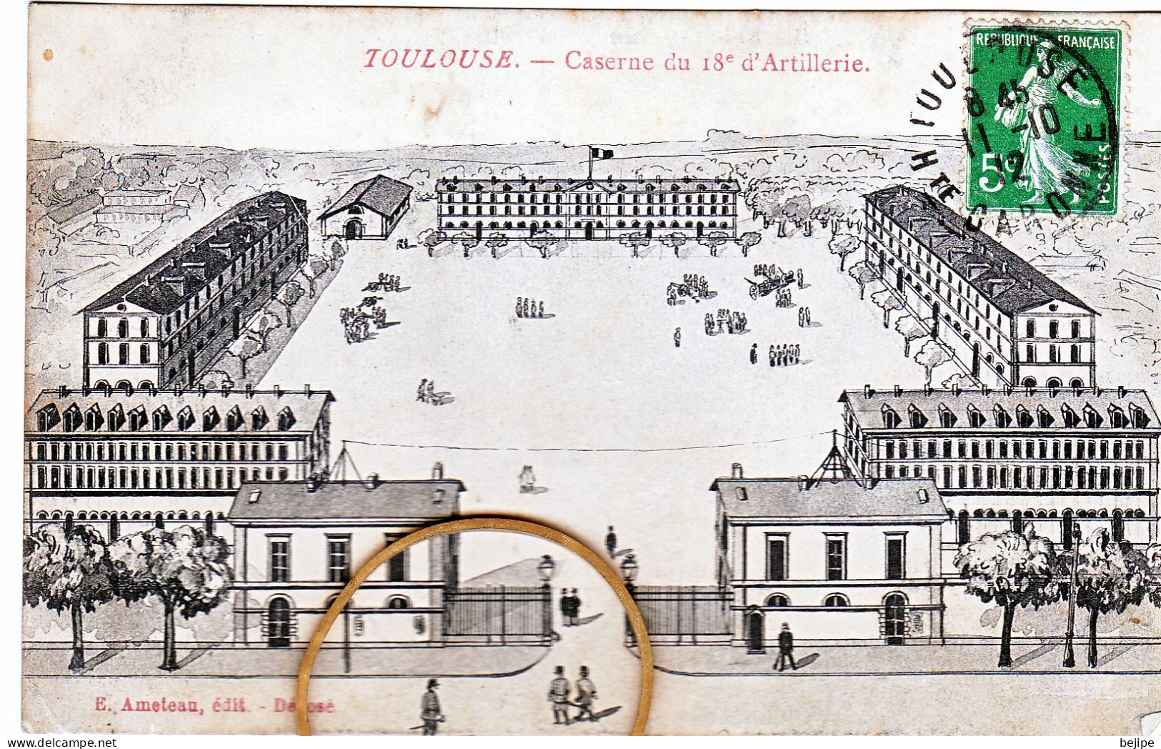 31 Haute Garonne TOULOUSE Caserne Du 18  ème D'Artillerie - Toulouse