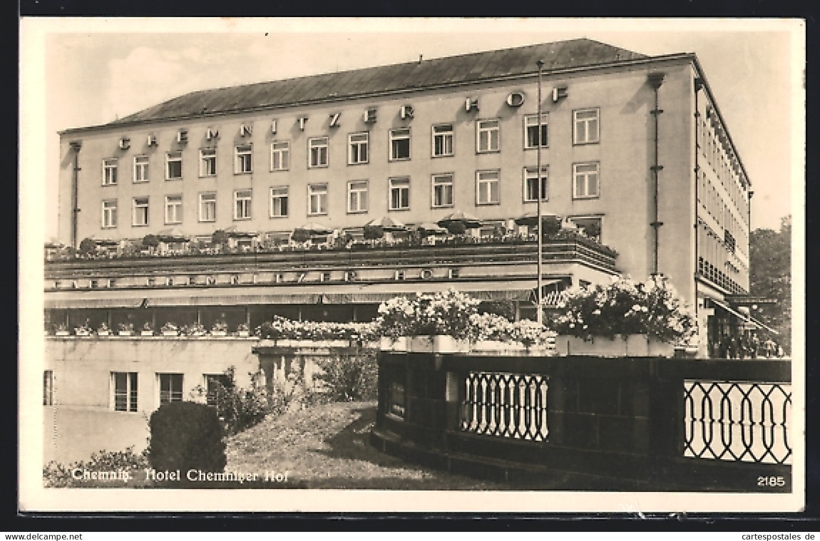 AK Chemnitz, Am Hotel Chemnitzer Hof  - Chemnitz