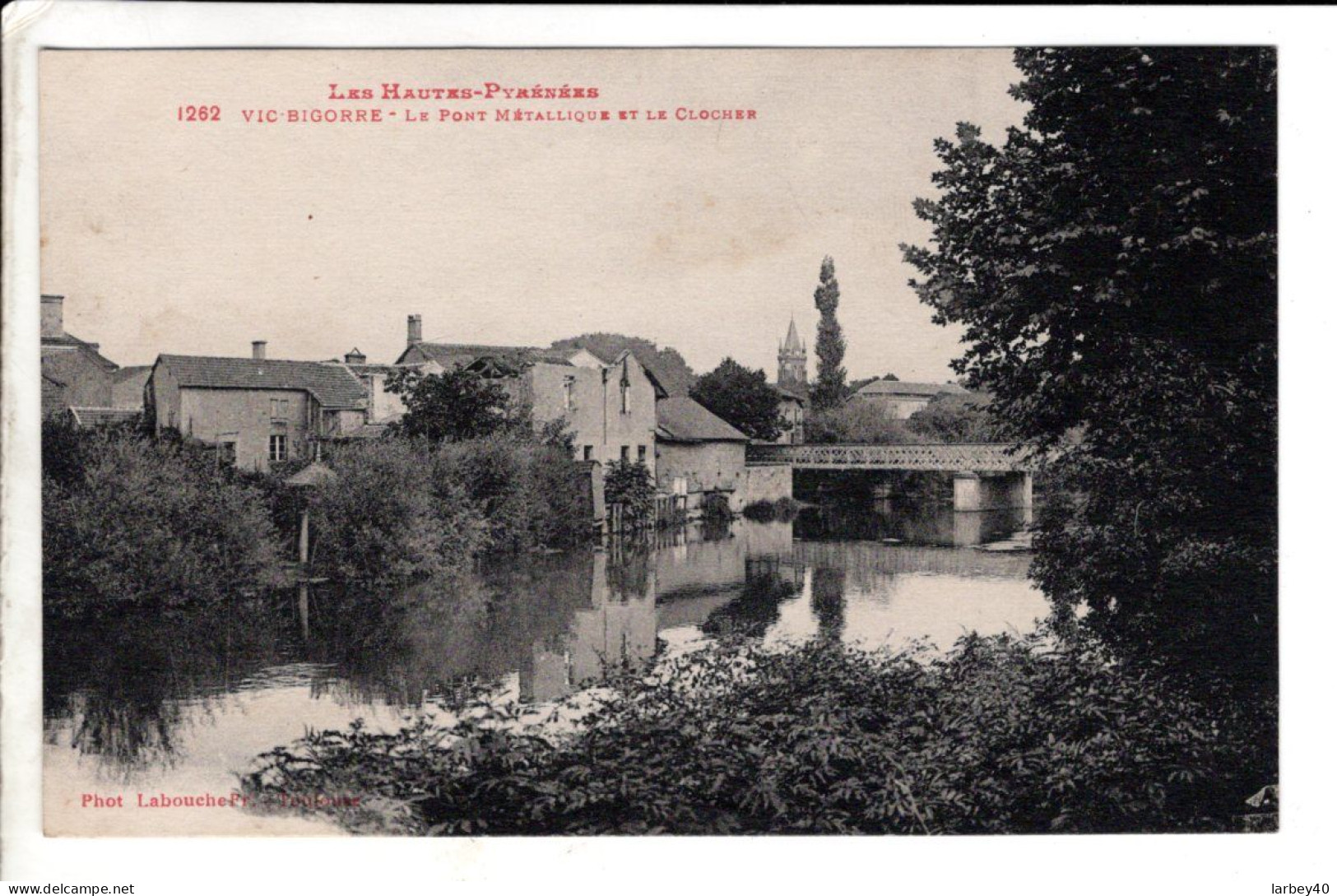 65 - VIC  BIGORRE -ecole Superieure De Jeunes Filles - Ect- Chateau De La Barthe  - 5 Cartes Postales Ancienne - Vic Sur Bigorre