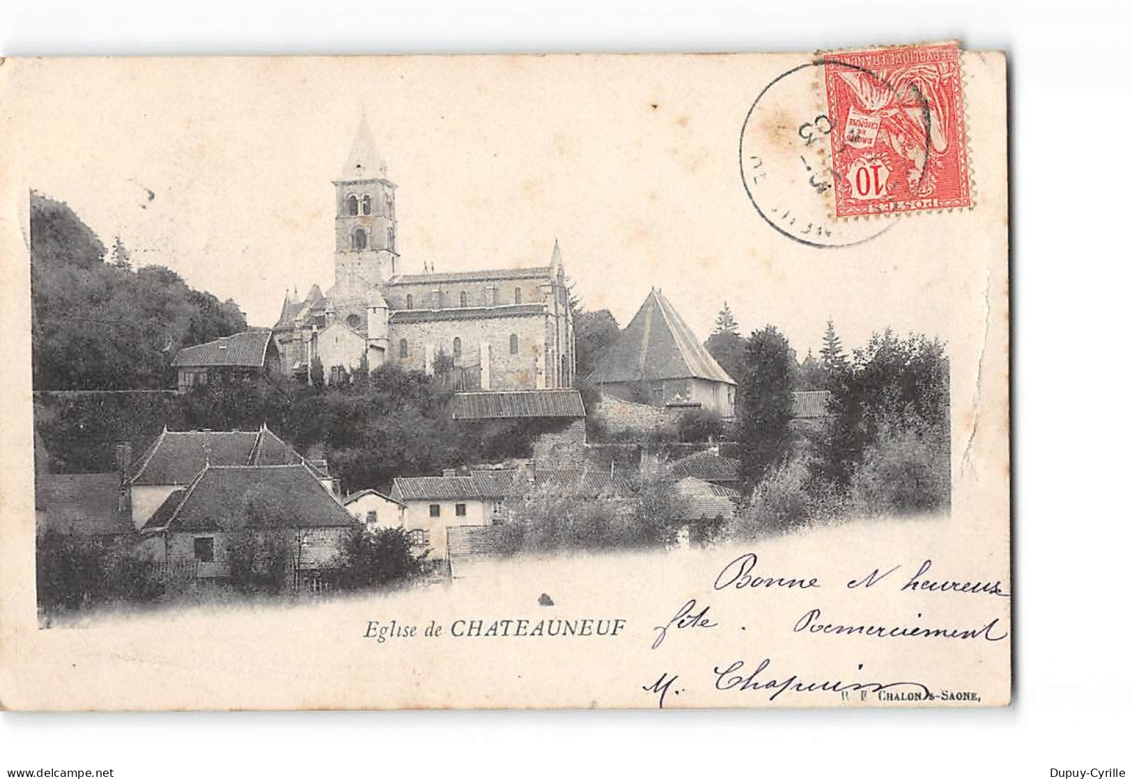 Eglise De CHATEAUNEUF - Très Bon état - Other & Unclassified