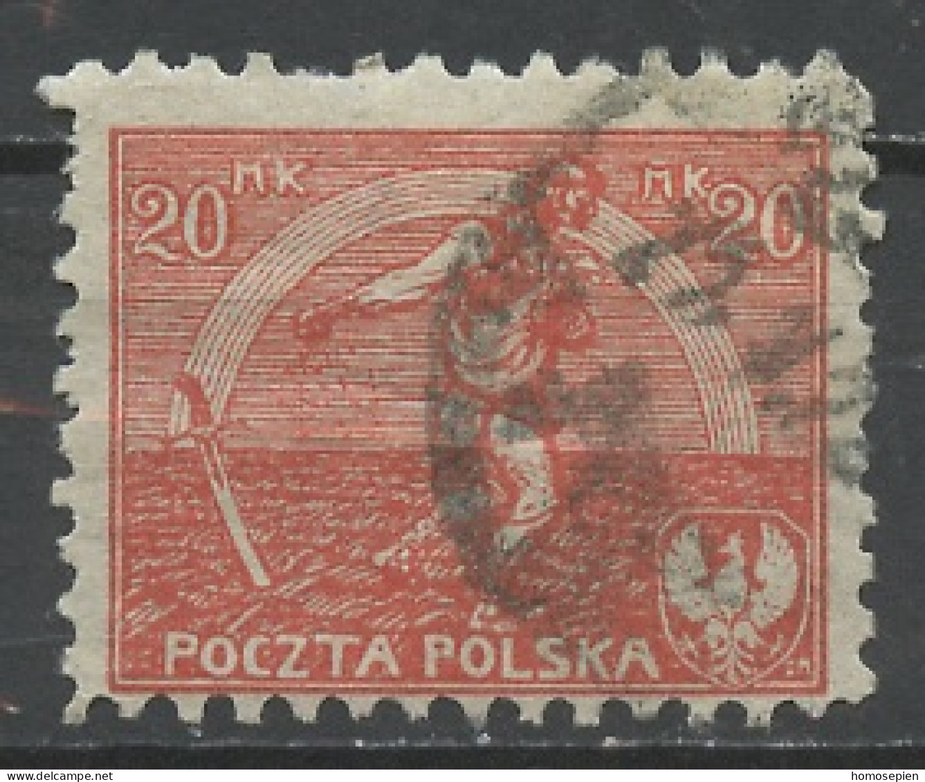 Pologne - Poland - Polen 1921-22 Y&T N°226 - Michel N°160 (o) - 20m Semeur - K9 - Used Stamps