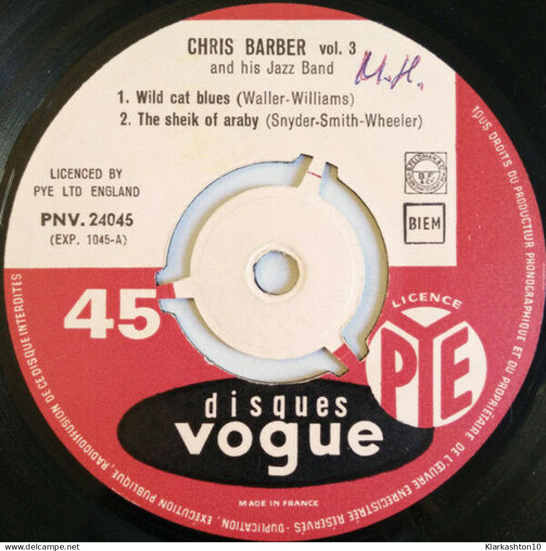 Chris Barber And His Jazz Band Vol. 3 - Non Classés