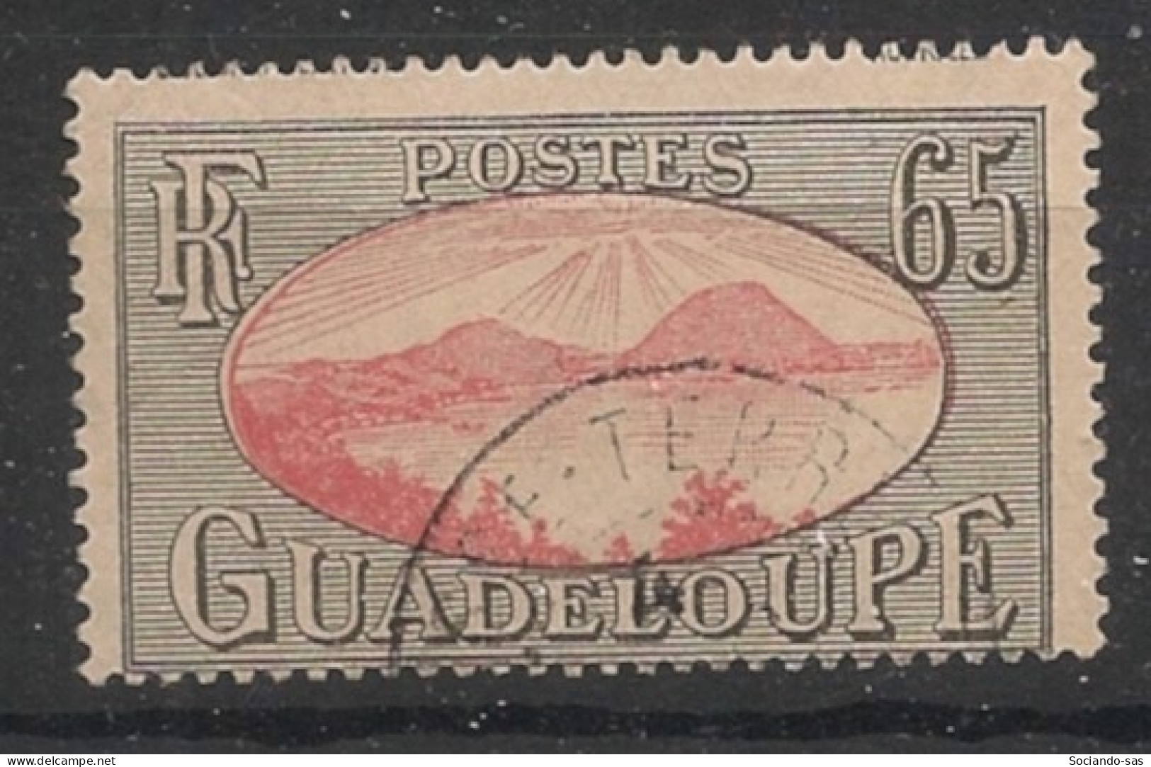 GUADELOUPE - 1928-38 - N°YT. 111 - Rade Des Saintes 65c - Oblitéré / Used - Oblitérés