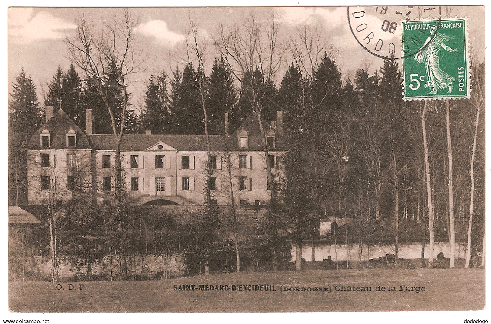 SAINT-MEDARD-D'EXCIDEUIL.(DORDOGNE).CHATEAU DE LA FARGE. - Other & Unclassified