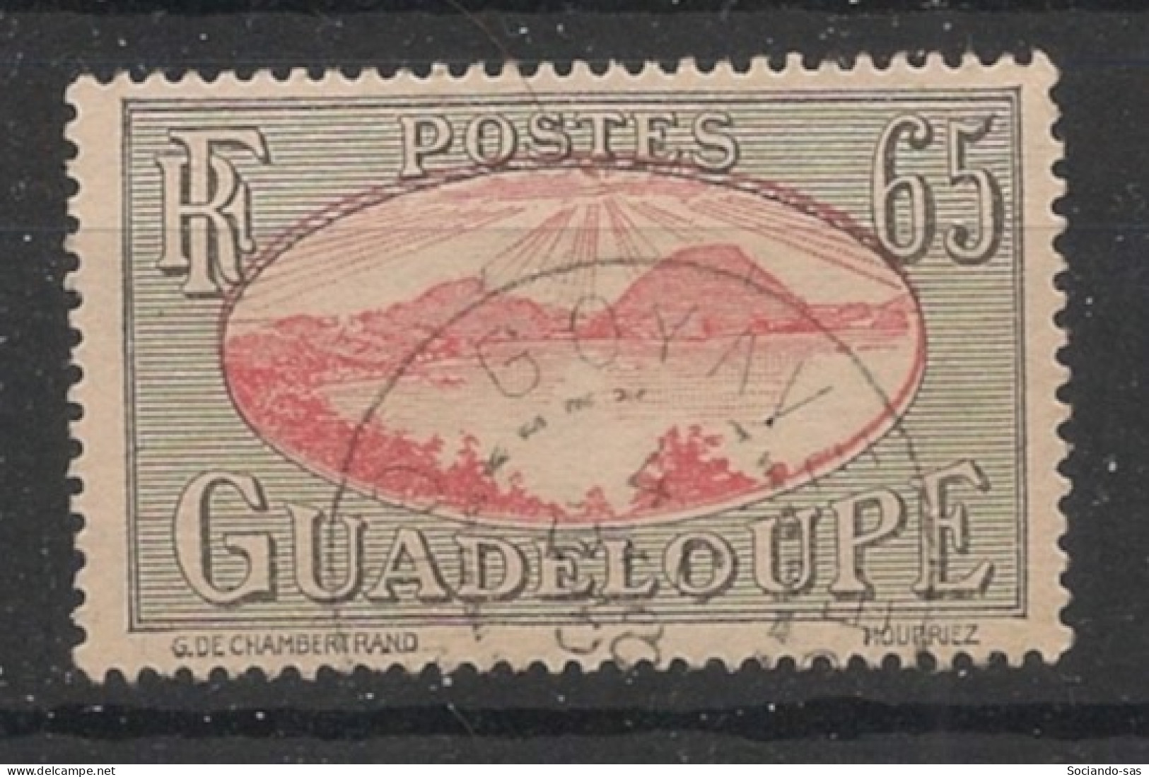 GUADELOUPE - 1928-38 - N°YT. 111 - Rade Des Saintes 65c - Oblitéré / Used - Gebruikt