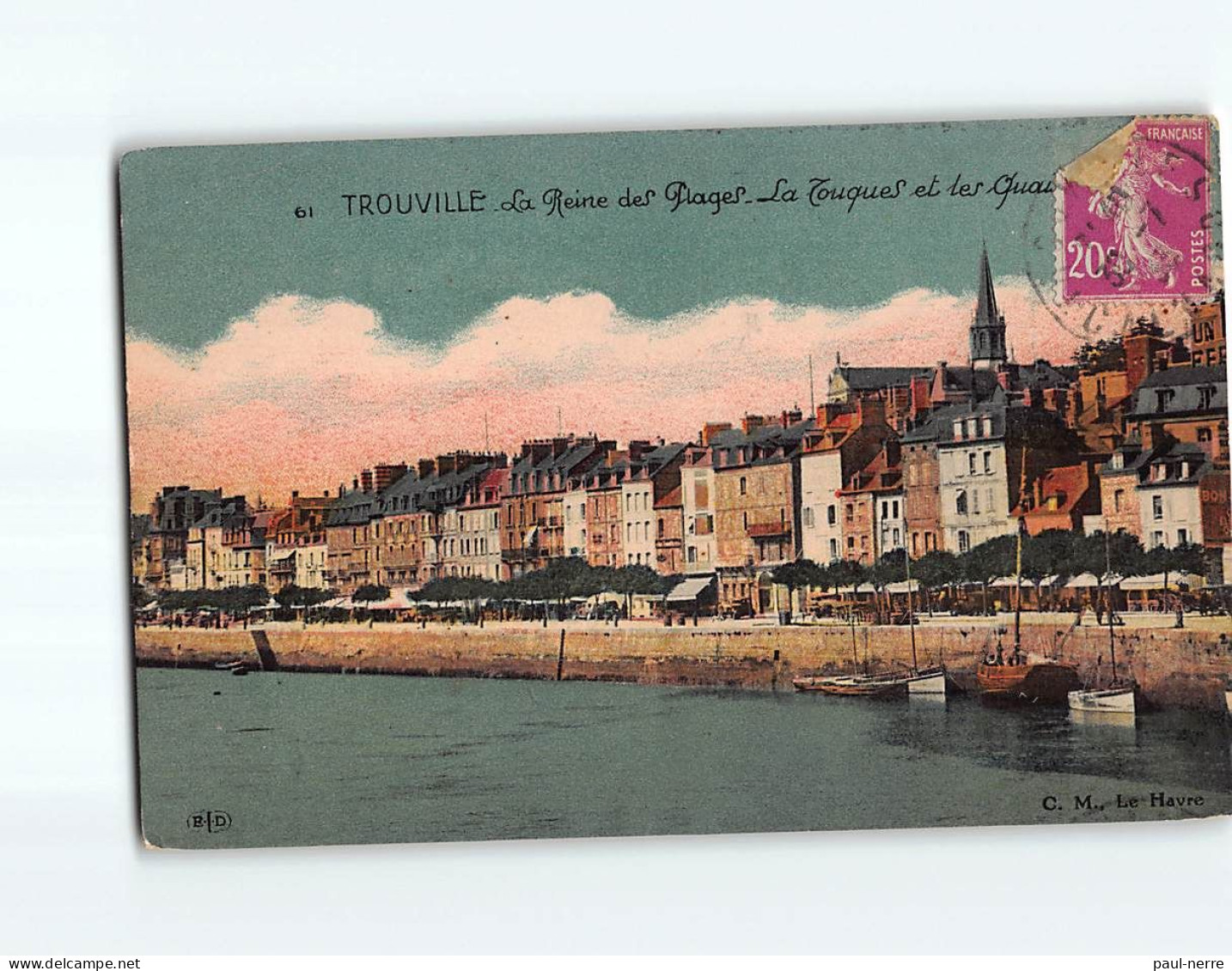 TROUVILLE : La Reine Des Plages, La Touques Et Les Quais - état - Trouville