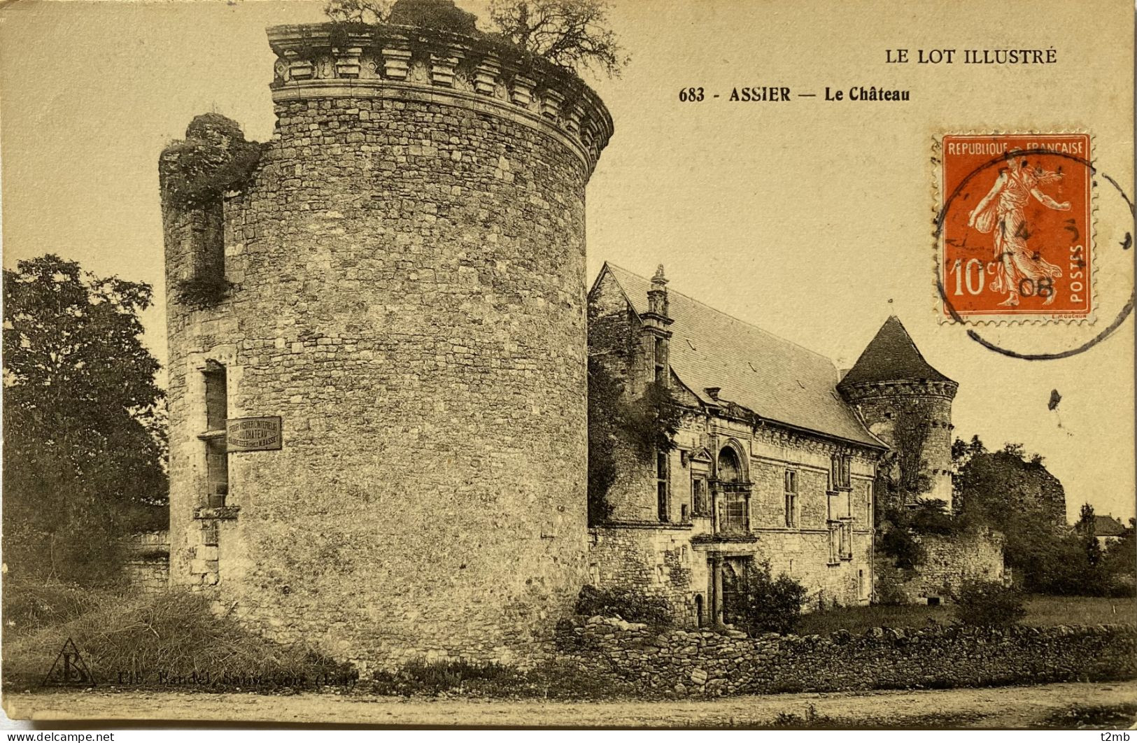 CPA (Lot) - ASSIER. Le Château (n° 683) - Assier