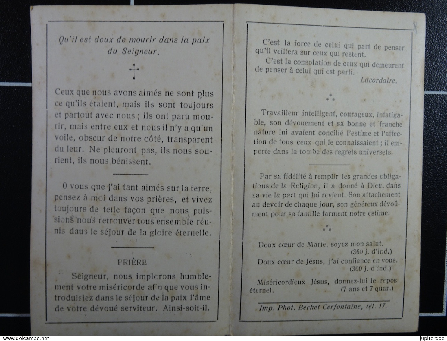 Joseph Pestieau épx Wiame Froichapelle 1870  1934  /8/ - Devotion Images