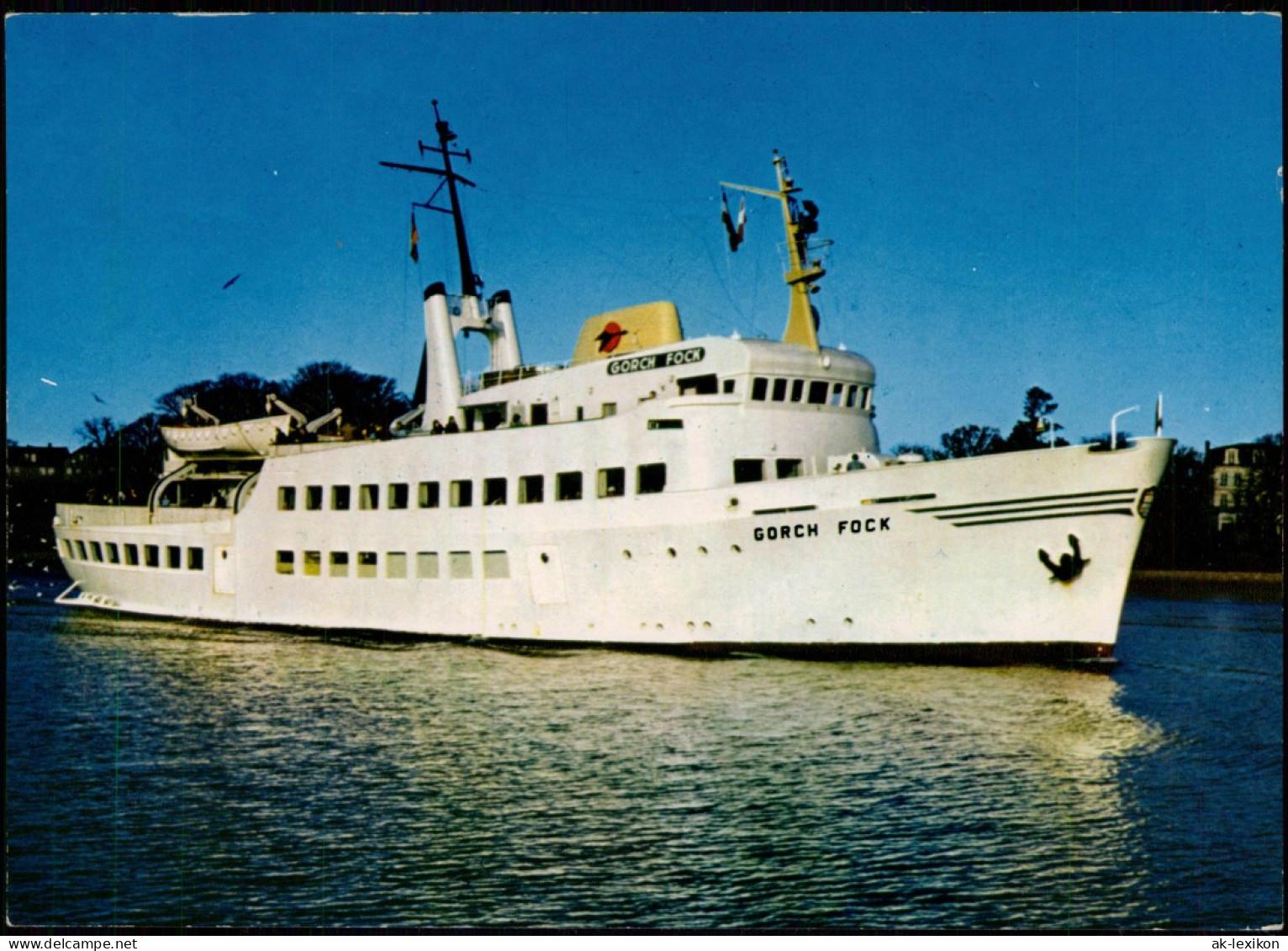 Ansichtskarte  Seebäderschiff MS „GORCH FOCK" MS Westerland 1978 - Ferries