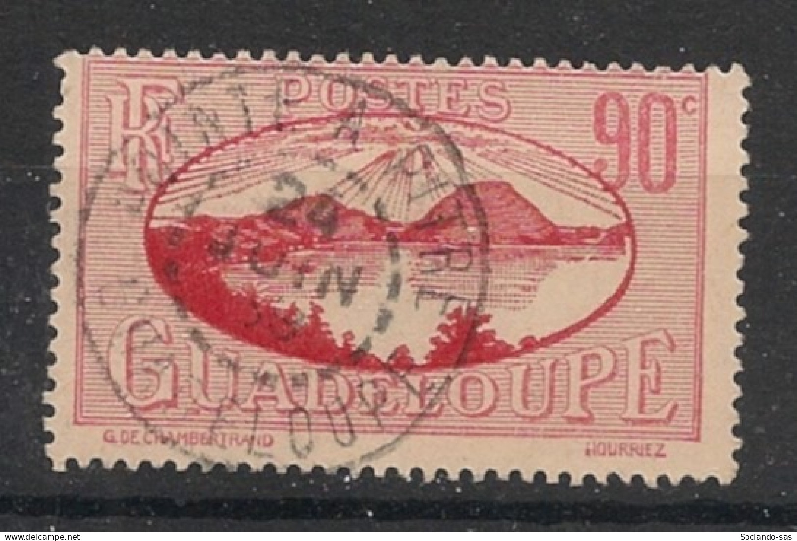 GUADELOUPE - 1928-38 - N°YT. 113 - Rade Des Saintes 90c - Oblitéré / Used - Usati