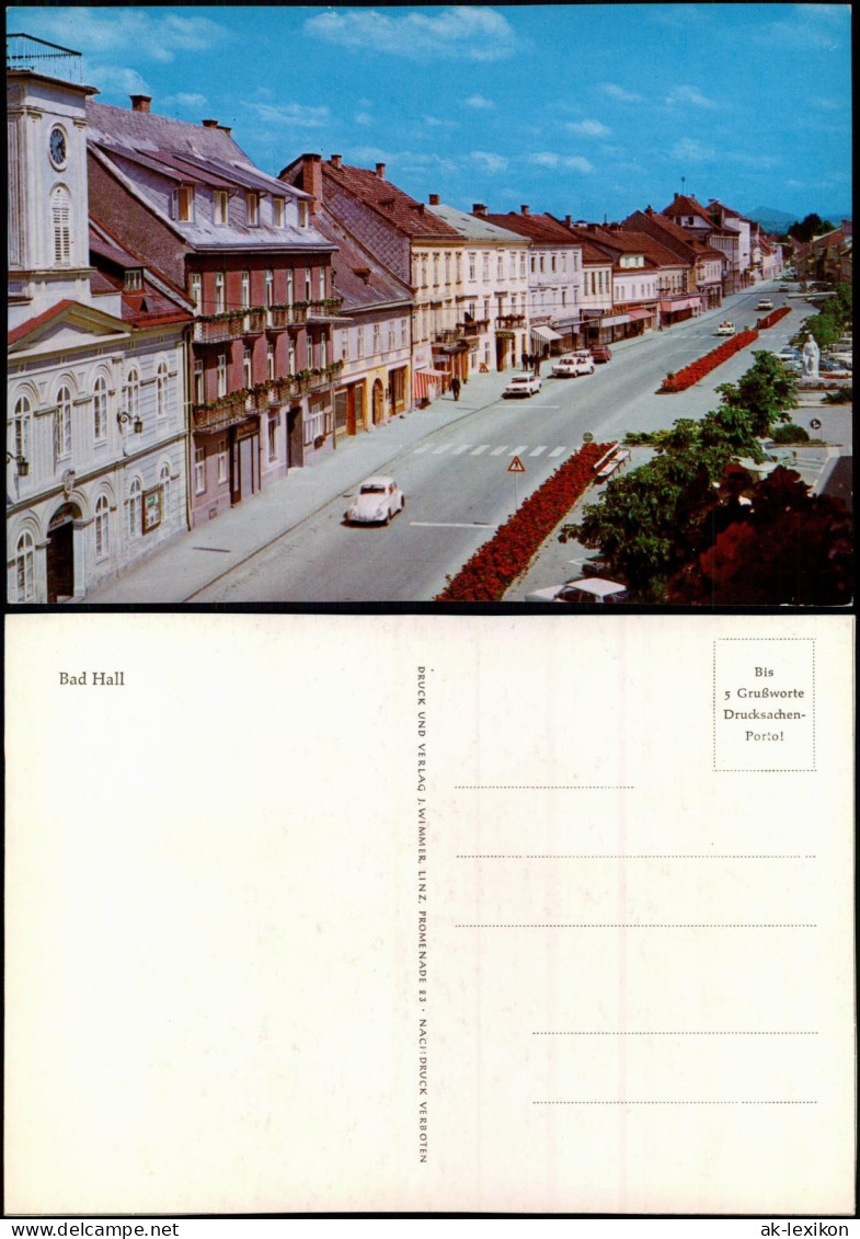 Ansichtskarte Bad Hall Straßenpartie VW Käfer 1972 - Andere & Zonder Classificatie