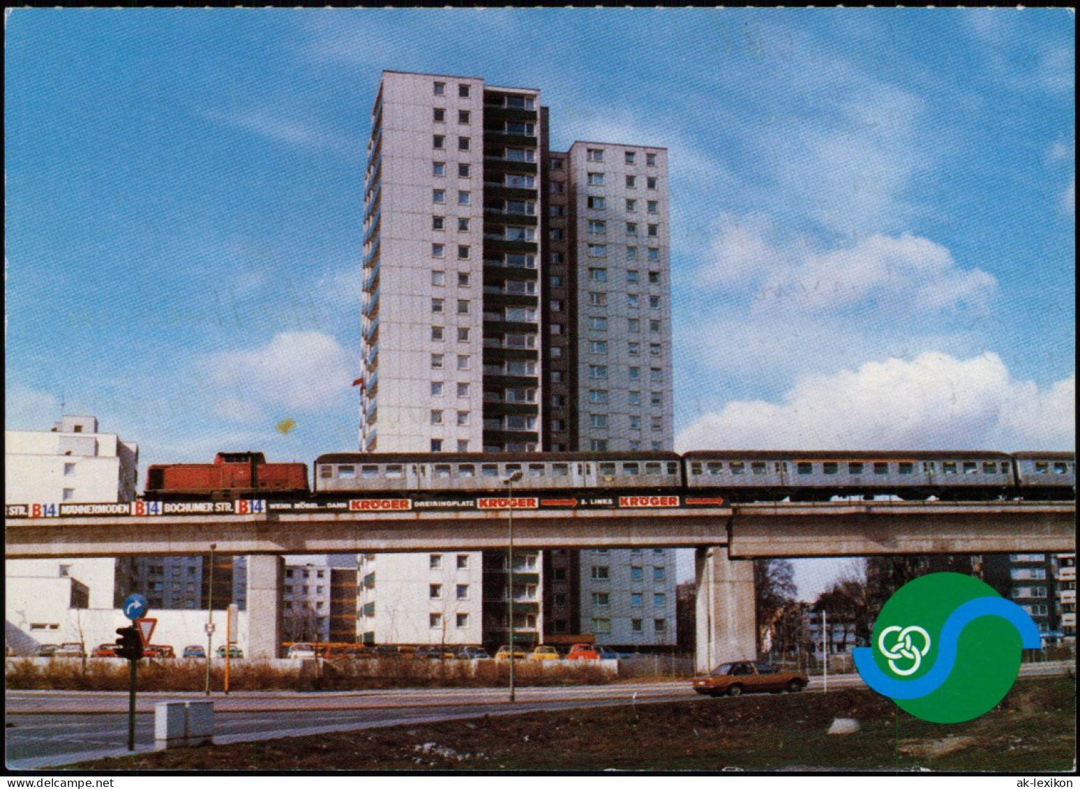 Steele-Essen (Ruhr) Die Langste Brücke Und Das Höchste Wohnhaus 1985 - Essen
