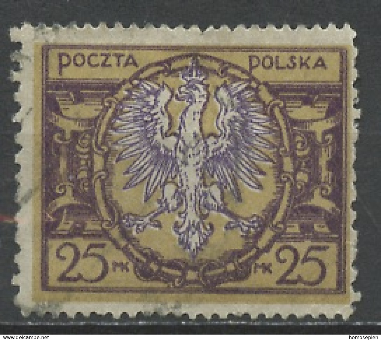 Pologne - Poland - Polen 1921-22 Y&T N°227 - Michel N°171 (o) - 25m Armoirie - Used Stamps