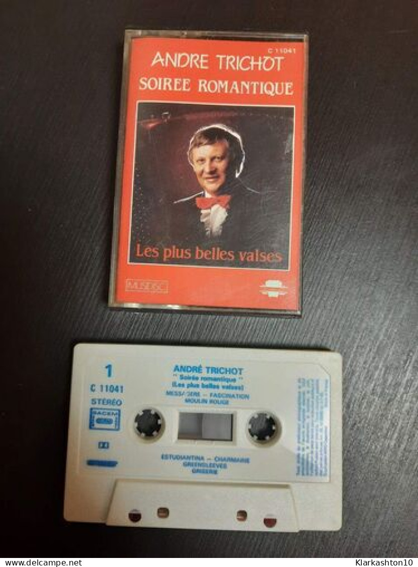 K7 Audio : Andre Trichot - Soirée Romantique - Cassettes Audio