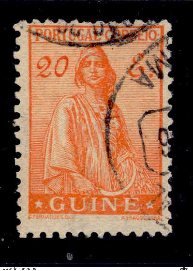 ! ! Portuguese Guinea - 1933 Ceres 20E - Af. 222 - Used - Portugiesisch-Guinea