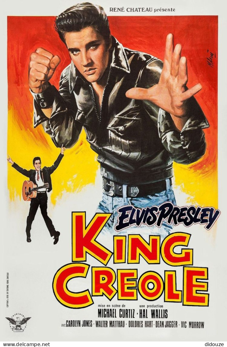 Cinema - King Creole - Elvis Presley - Illustration Vintage - Affiche De Film - CPM - Carte Neuve - Voir Scans Recto-Ver - Posters On Cards