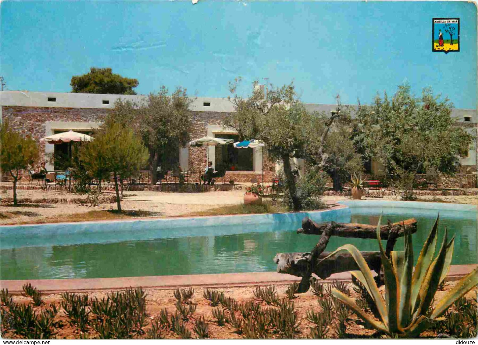 Espagne - Espana - Cataluna - Amettla De Mar - Hotel Bon Repos - Comedor Verono Y Piscino - Hotel Bon Repos - Salle à Ma - Tarragona