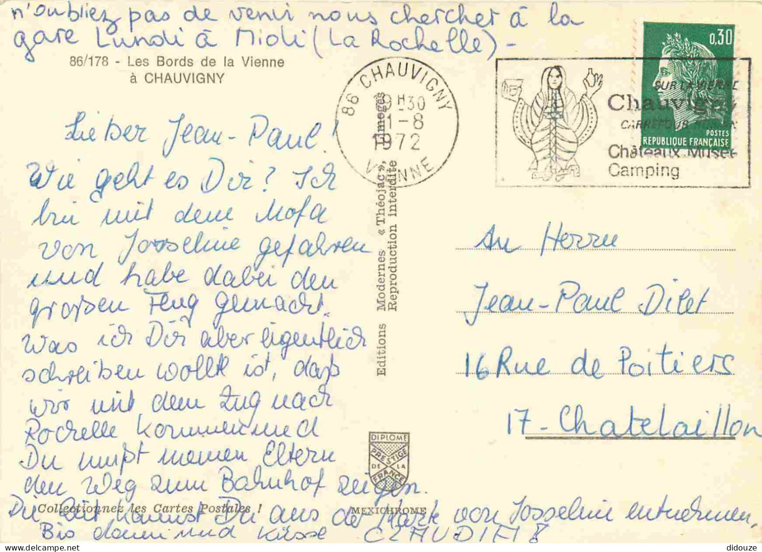 86 - Chauvigny - Les Bords De La Vienne - CPM - Voir Scans Recto-Verso - Chauvigny