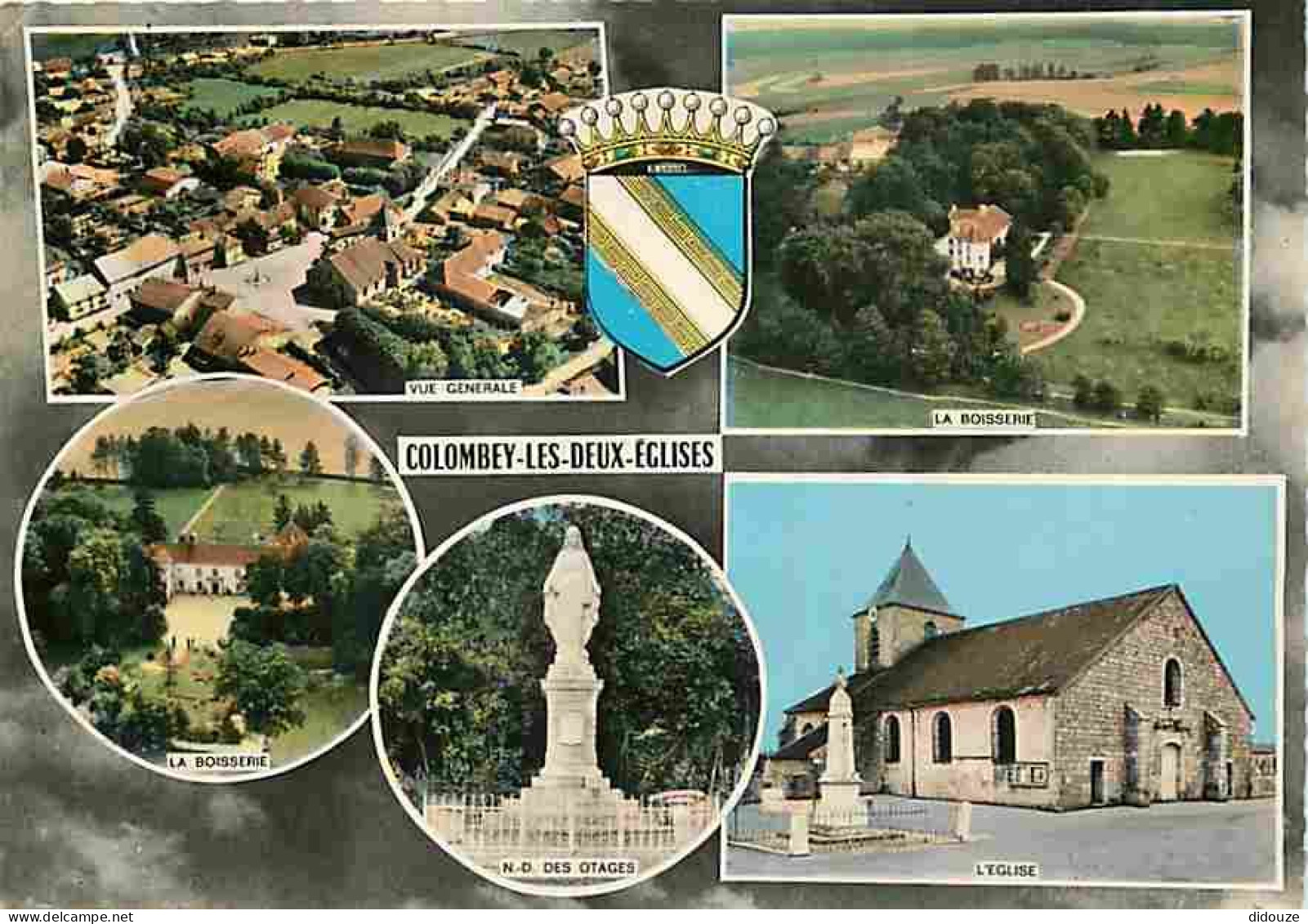 52 - Colombey Les Deux Eglises - Multivues - Blasons - Carte Neuve - CPM - Voir Scans Recto-Verso - Colombey Les Deux Eglises