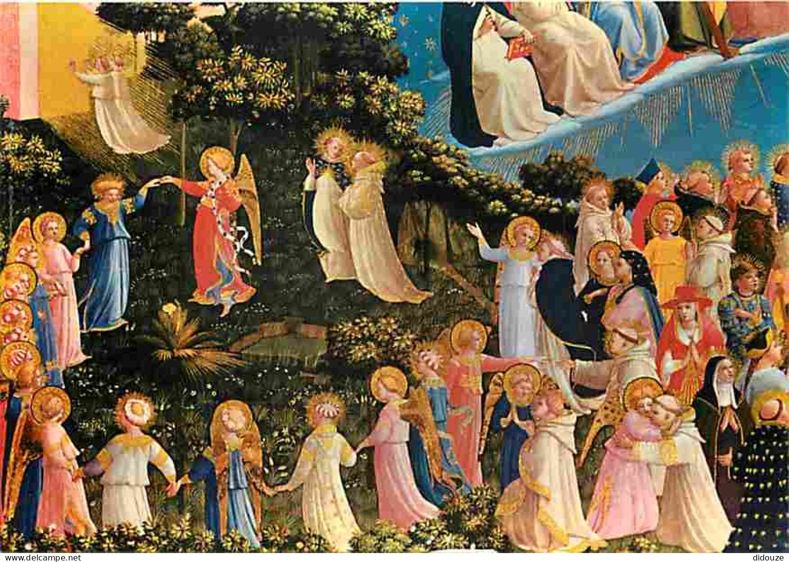 Art - Peinture Religieuse - Fra Beato Angelico - Le Paradis - Détail De Gauche - Firenze - Museo S Marco - Carte Neuve - - Paintings, Stained Glasses & Statues