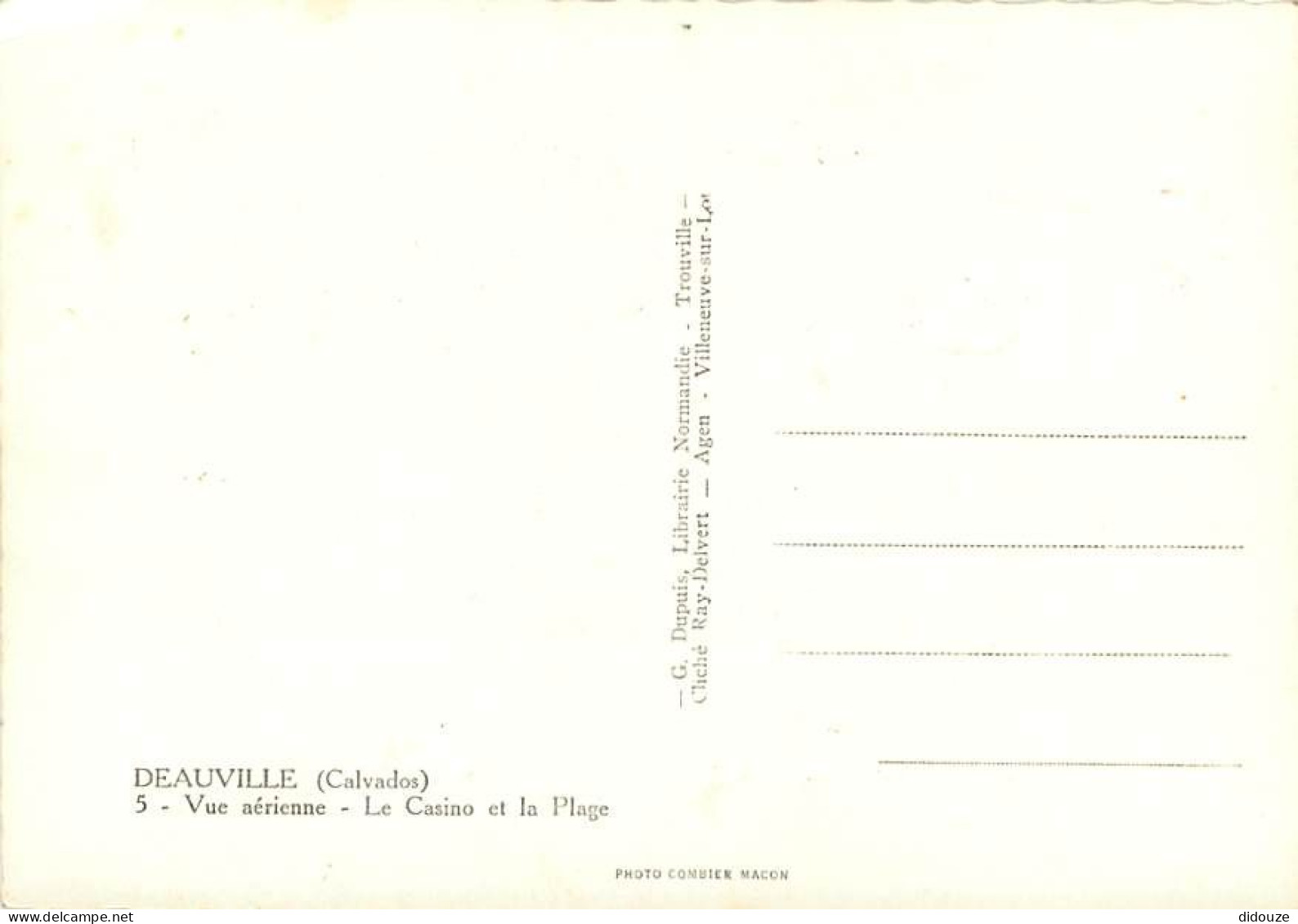 14 - Deauville - Vue Aérienne - Le Casino - La Plage - Carte Neuve - CPM - Voir Scans Recto-Verso - Deauville