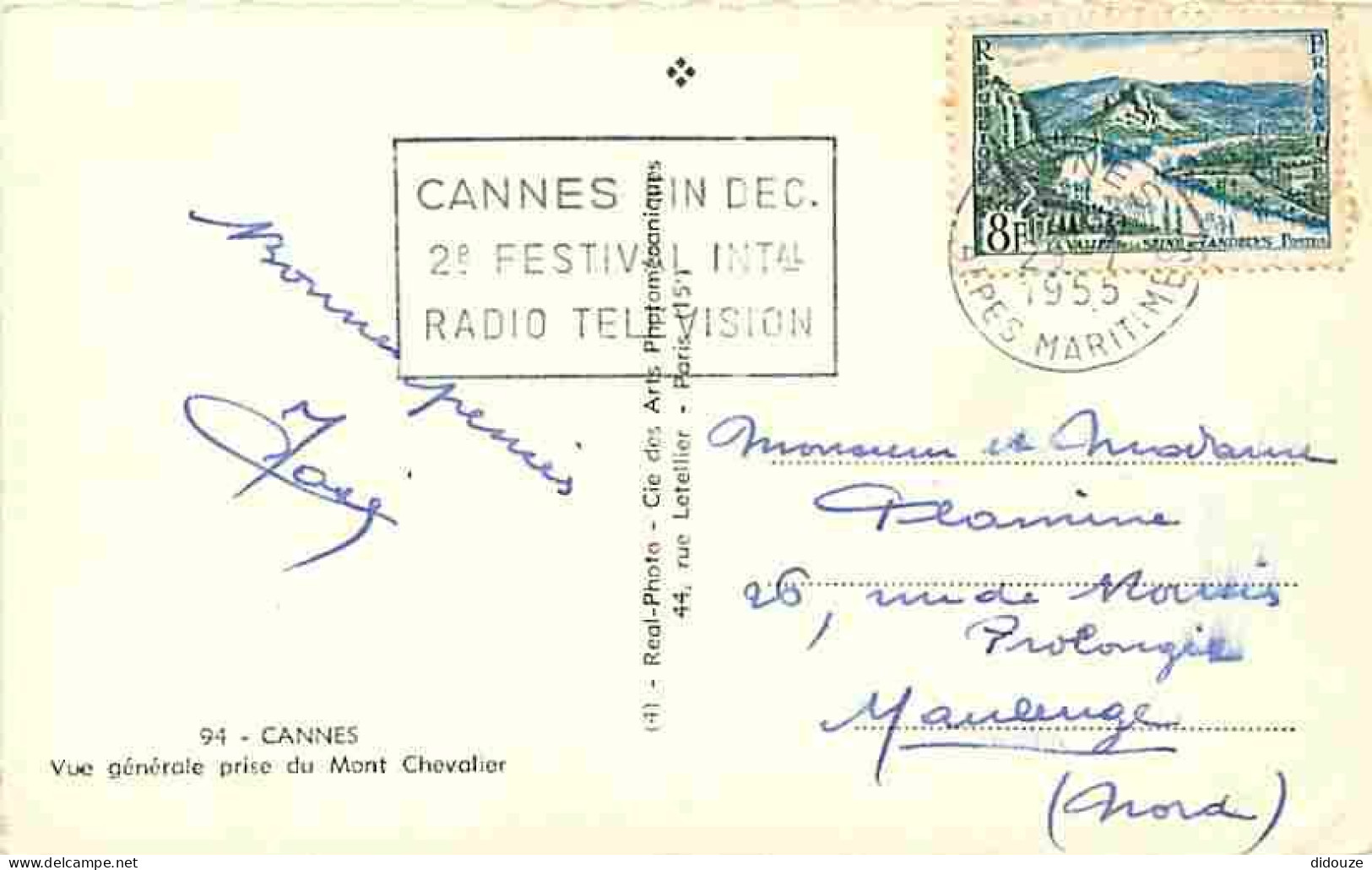 06 - Cannes - Vue Générale Prise Du Mont Chevalier - CPM - Voir Scans Recto-Verso - Cannes