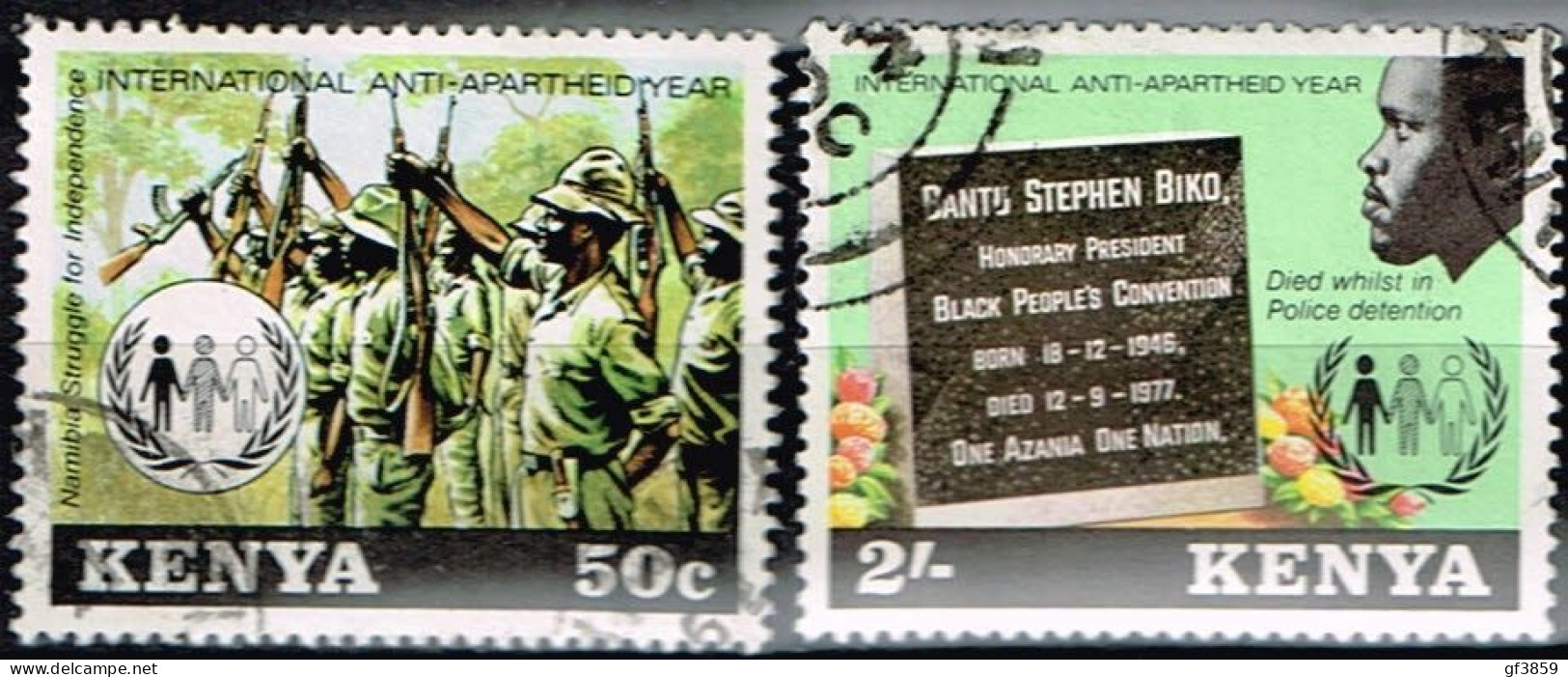 KENYA / Oblitérés/Used / 1978 - Lutte Contre L'apartheid - Kenia (1963-...)