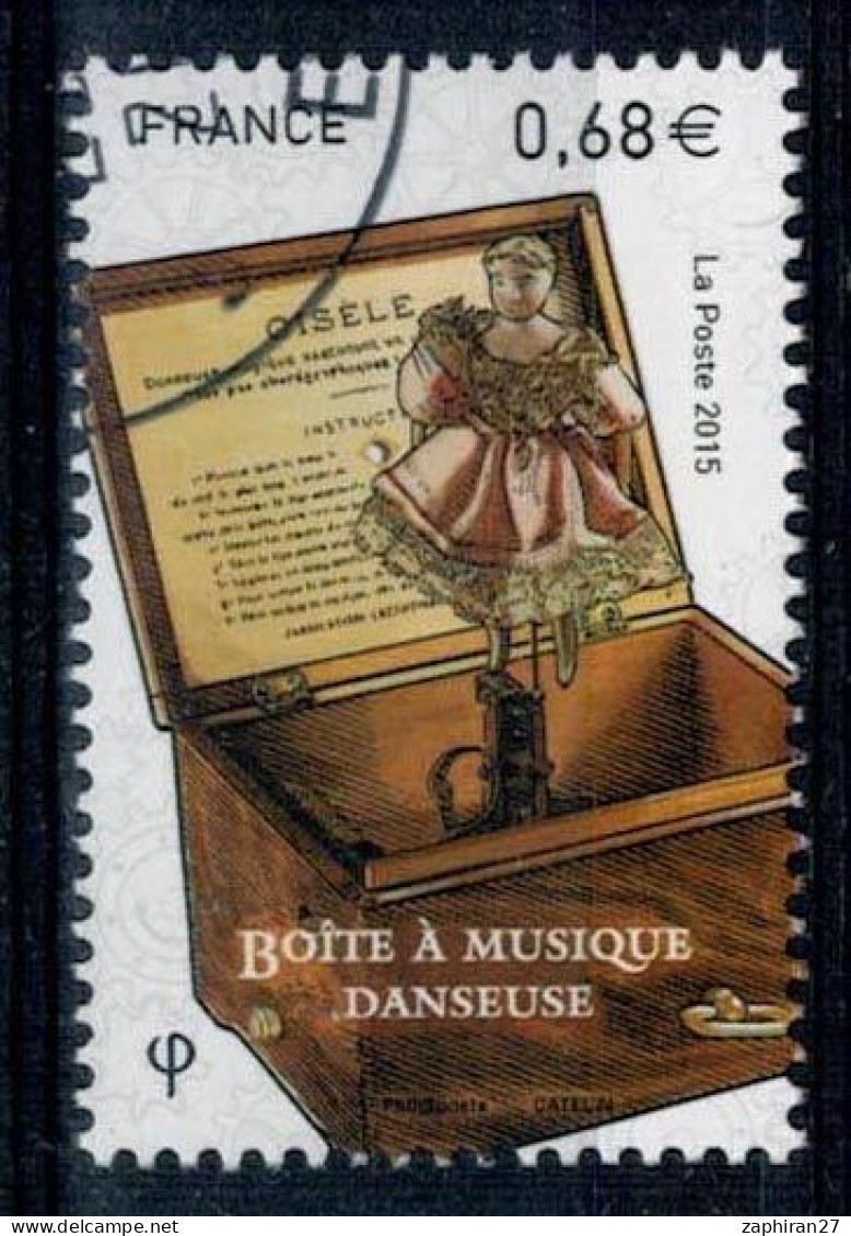 2015 N 4996 DANSEUSE : BOITE A MUSIQUE OBLITERE CACHET ROND  #234# - Oblitérés