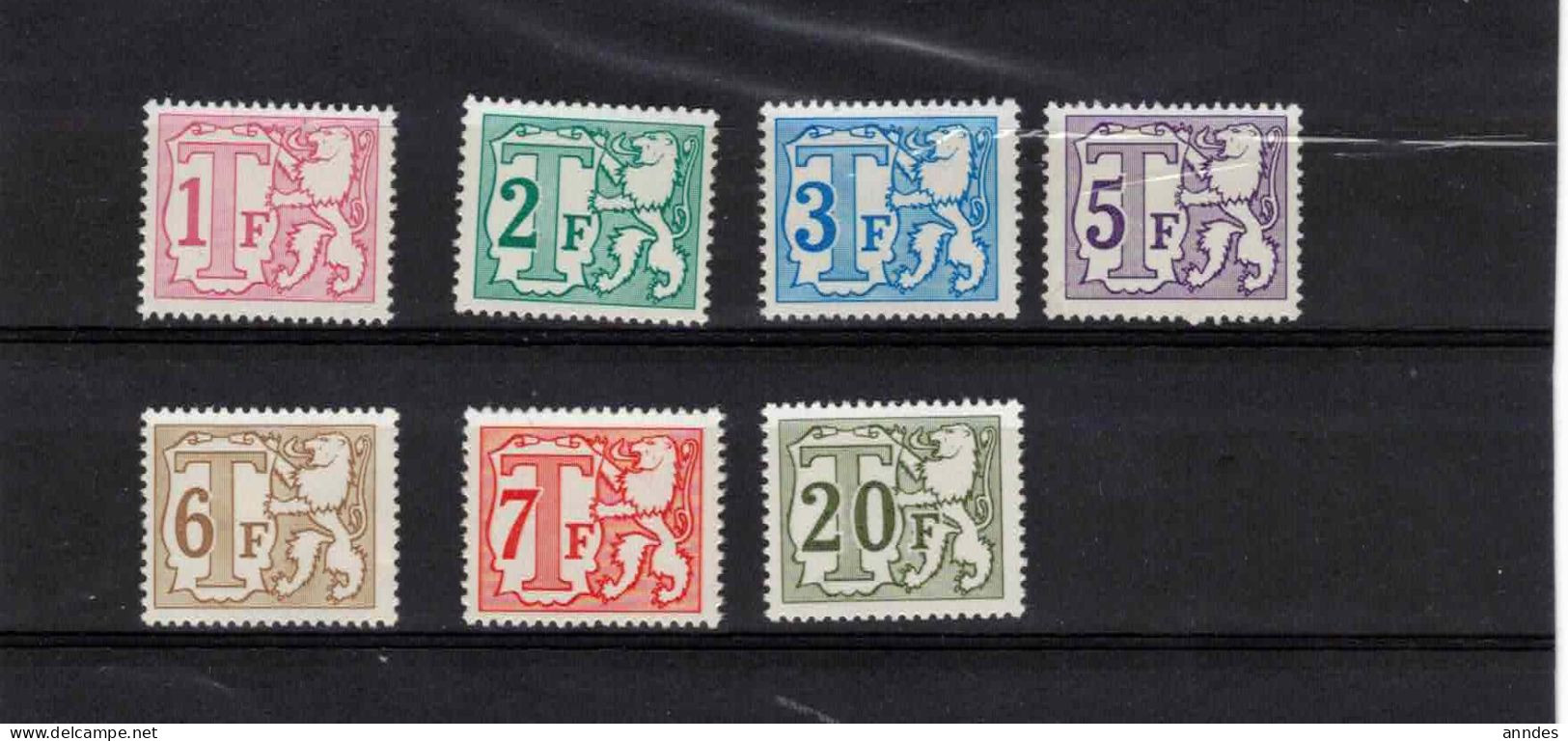 TX Nrs 66/71 P7   Zeer Mooi  Xxx Spotprijs Op Grijze Blauwe Gom - Timbres