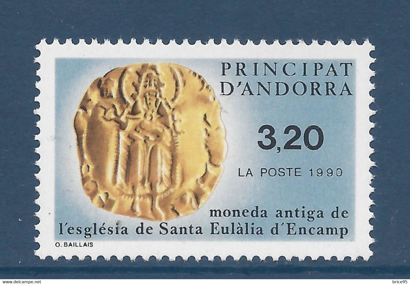 Andorre Français - YT N° 397 ** - Neuf Sans Charnière - 1990 - Unused Stamps