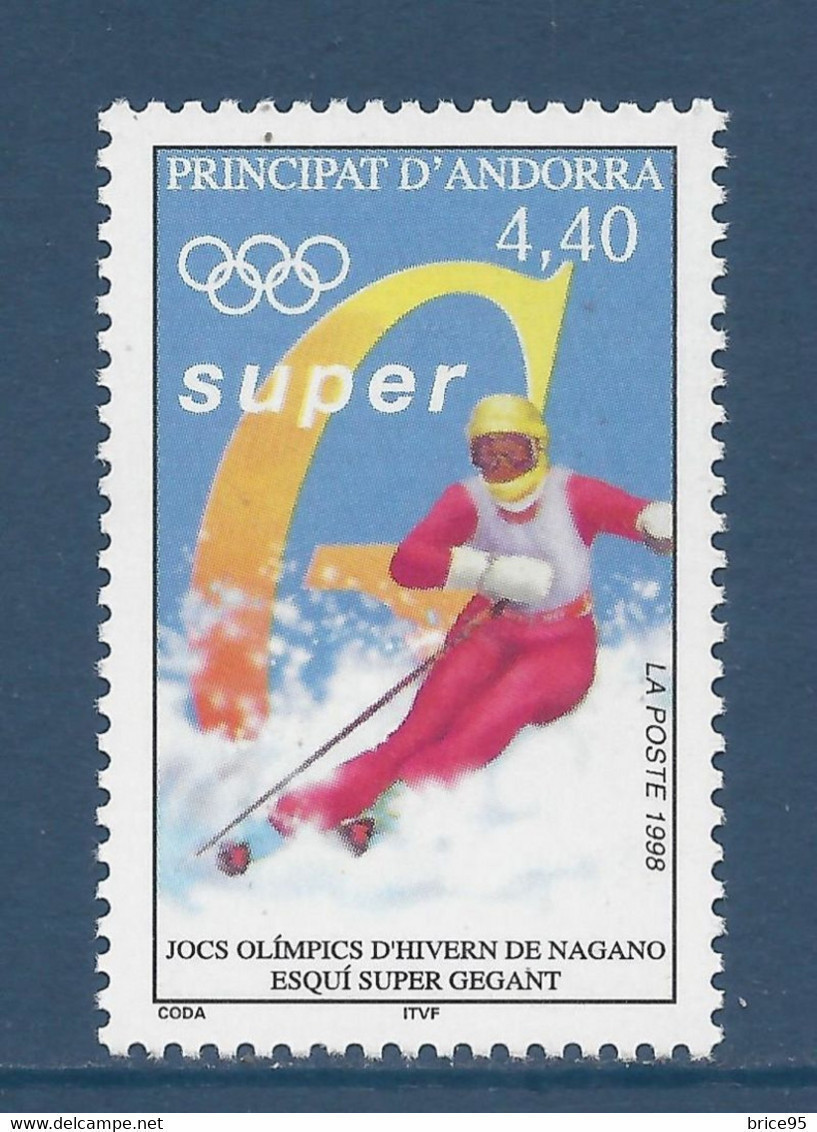 Andorre Français - YT N° 498 ** - Neuf Sans Charnière - 1998 - Unused Stamps