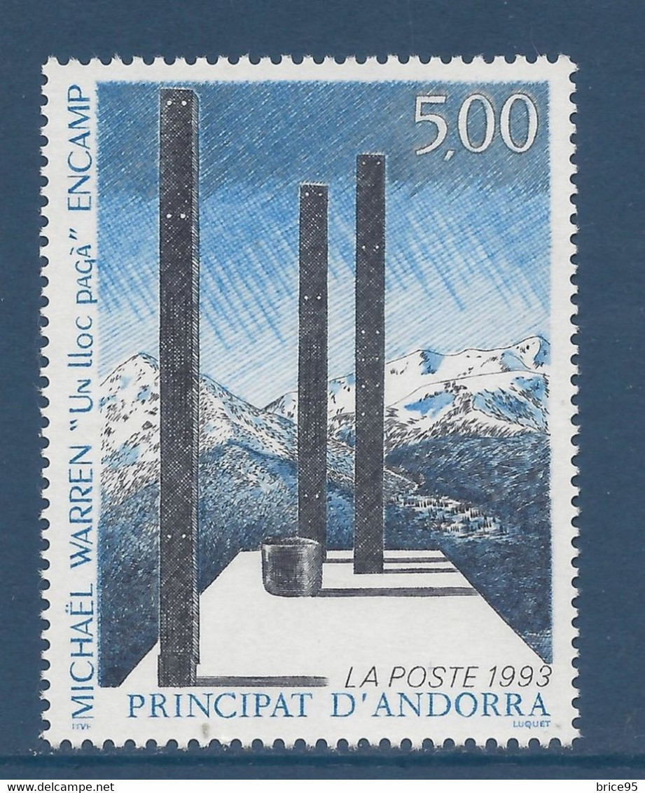 Andorre Français - YT N° 439 ** - Neuf Sans Charnière - 1993 - Neufs
