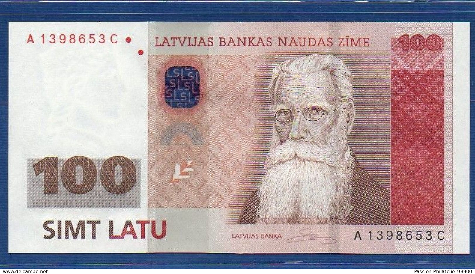 LATVIA 100 LATU 2007 P-57a UNC - Lettonie