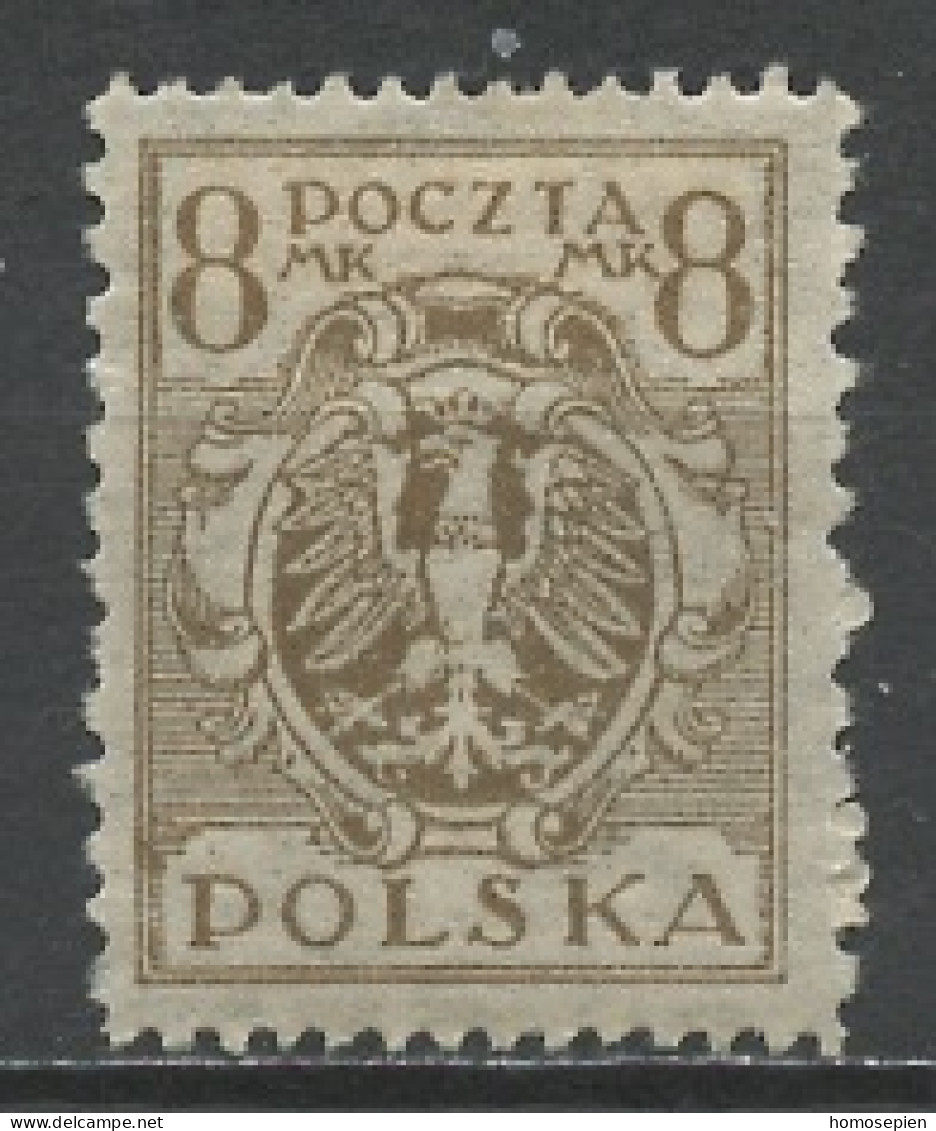 Pologne - Poland - Polen 1921-22 Y&T N°223 - Michel N°151 * - 8m Aigle National - Ungebraucht