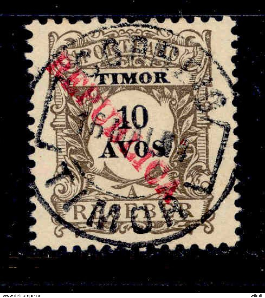 ! ! Timor - 1911 Postage Due Local Republica 10 A - Af. P 25 - Used - Timor