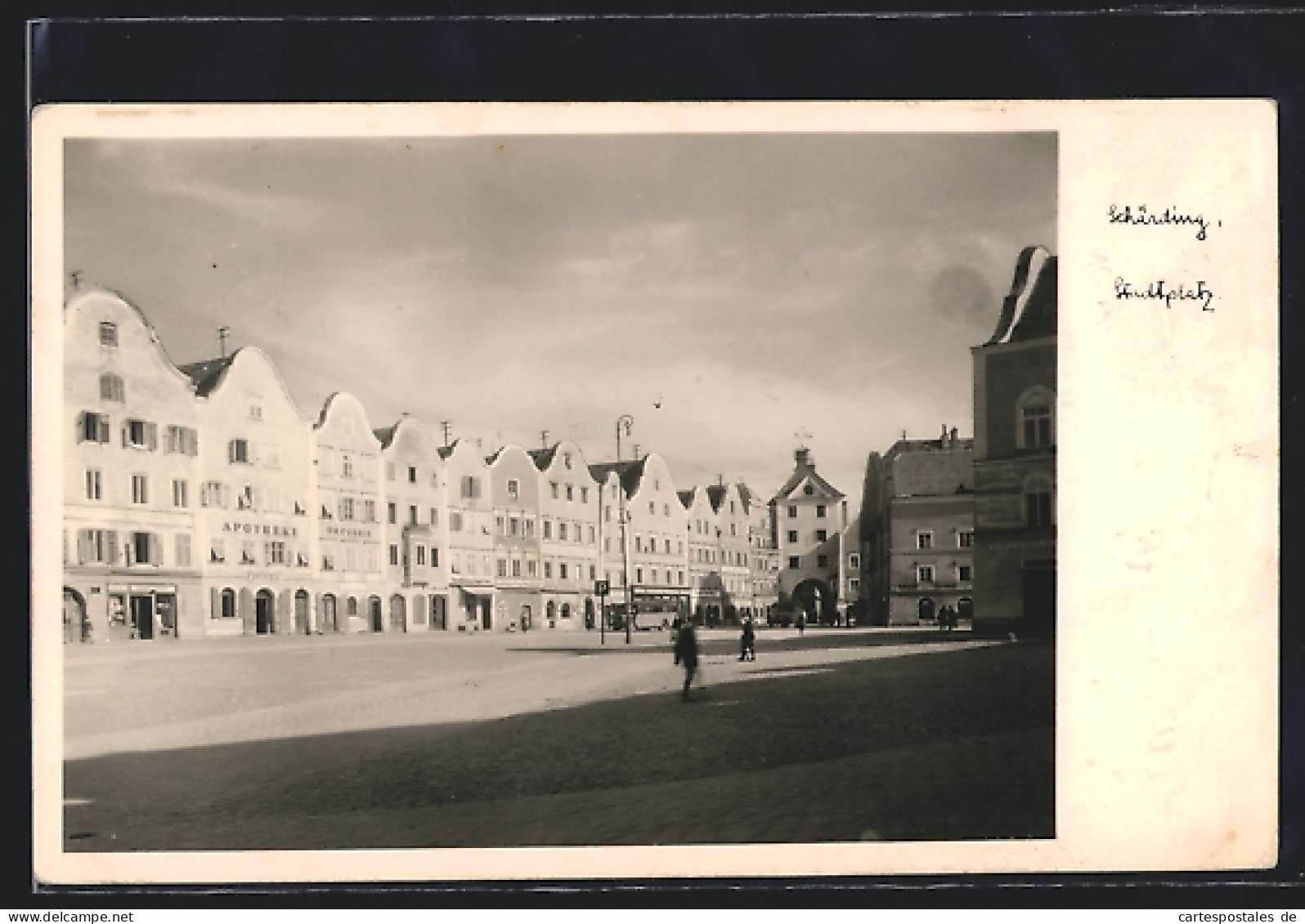 AK Schärding, Partie Am Stadtplatz  - Autres & Non Classés