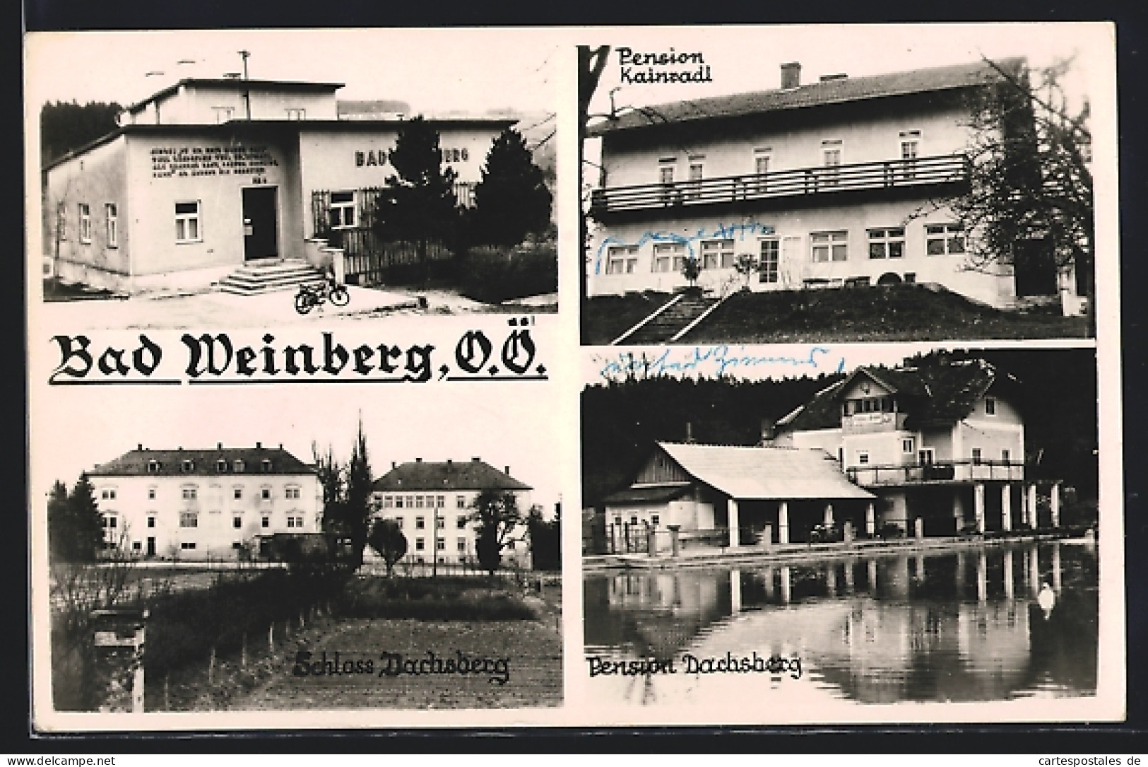 AK Prambachkirchen, Bad Weinberg, Pension Kainradl, Schloss Dachsberg, Pension Dachsberg  - Autres & Non Classés