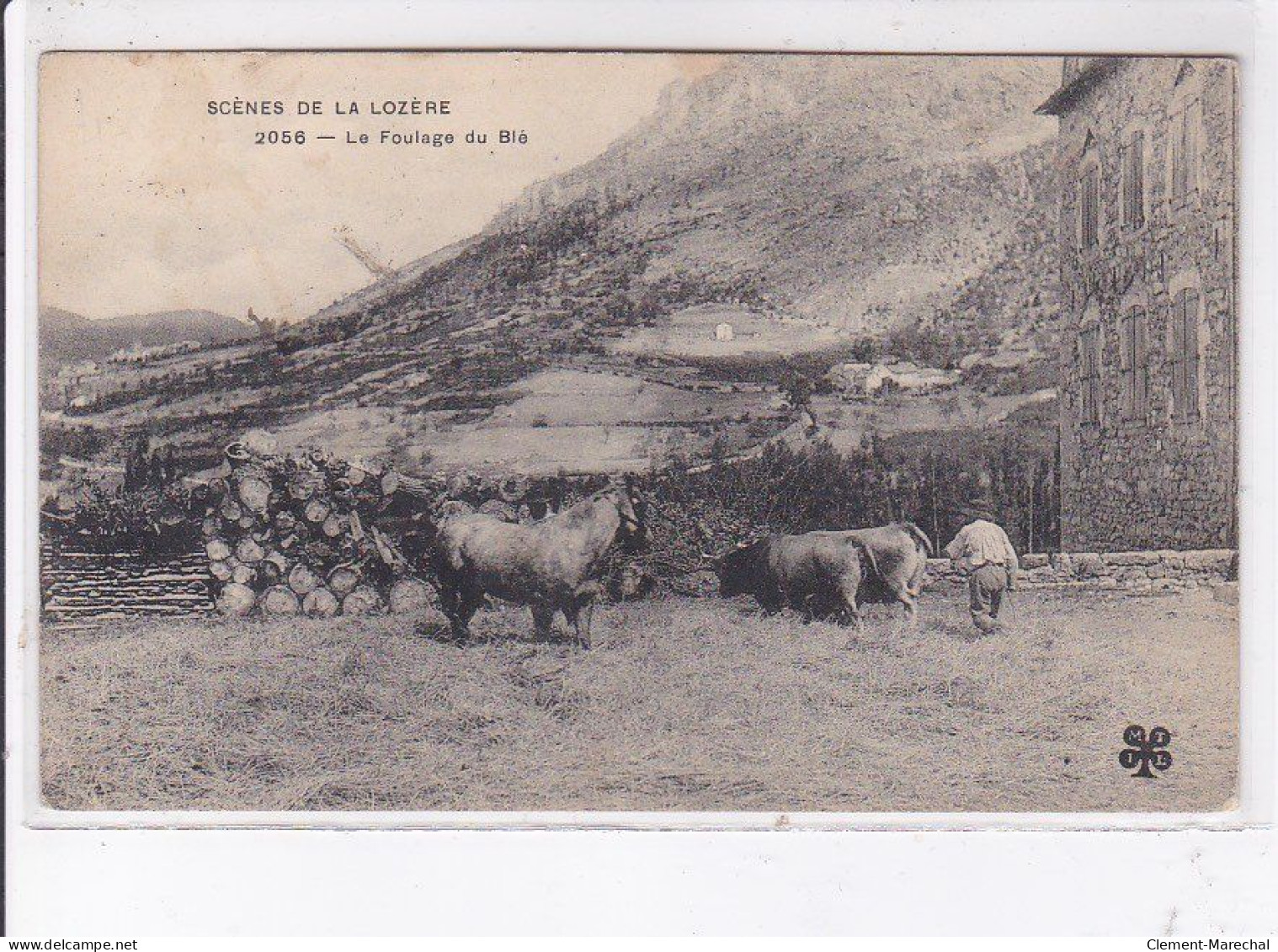 LOZERE: Le Foulage Du Blé - état - Other & Unclassified