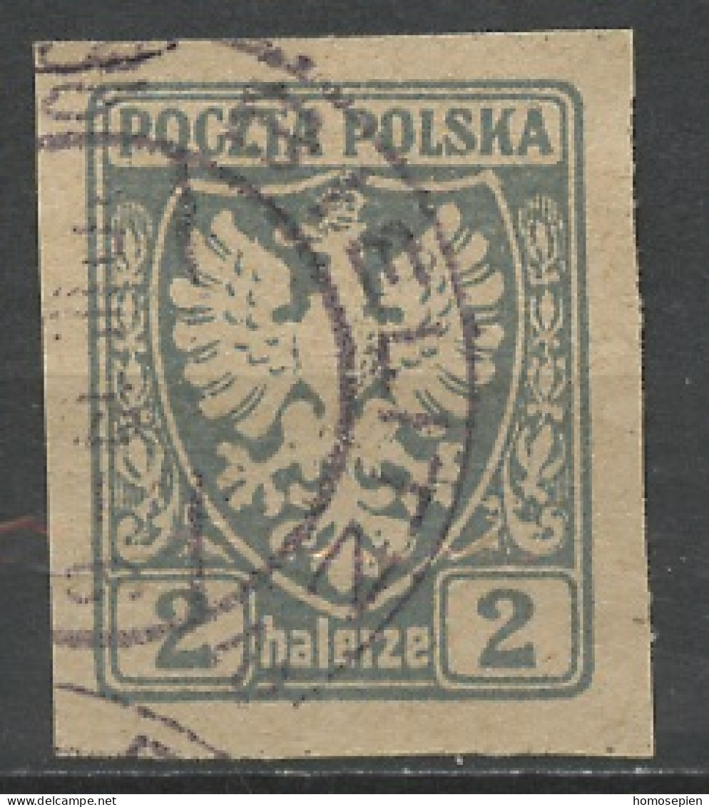 Pologne - Poland - Polen 1919 Y&T N°136 - Michel N°54 (o) - 2h Aigle National - Used Stamps