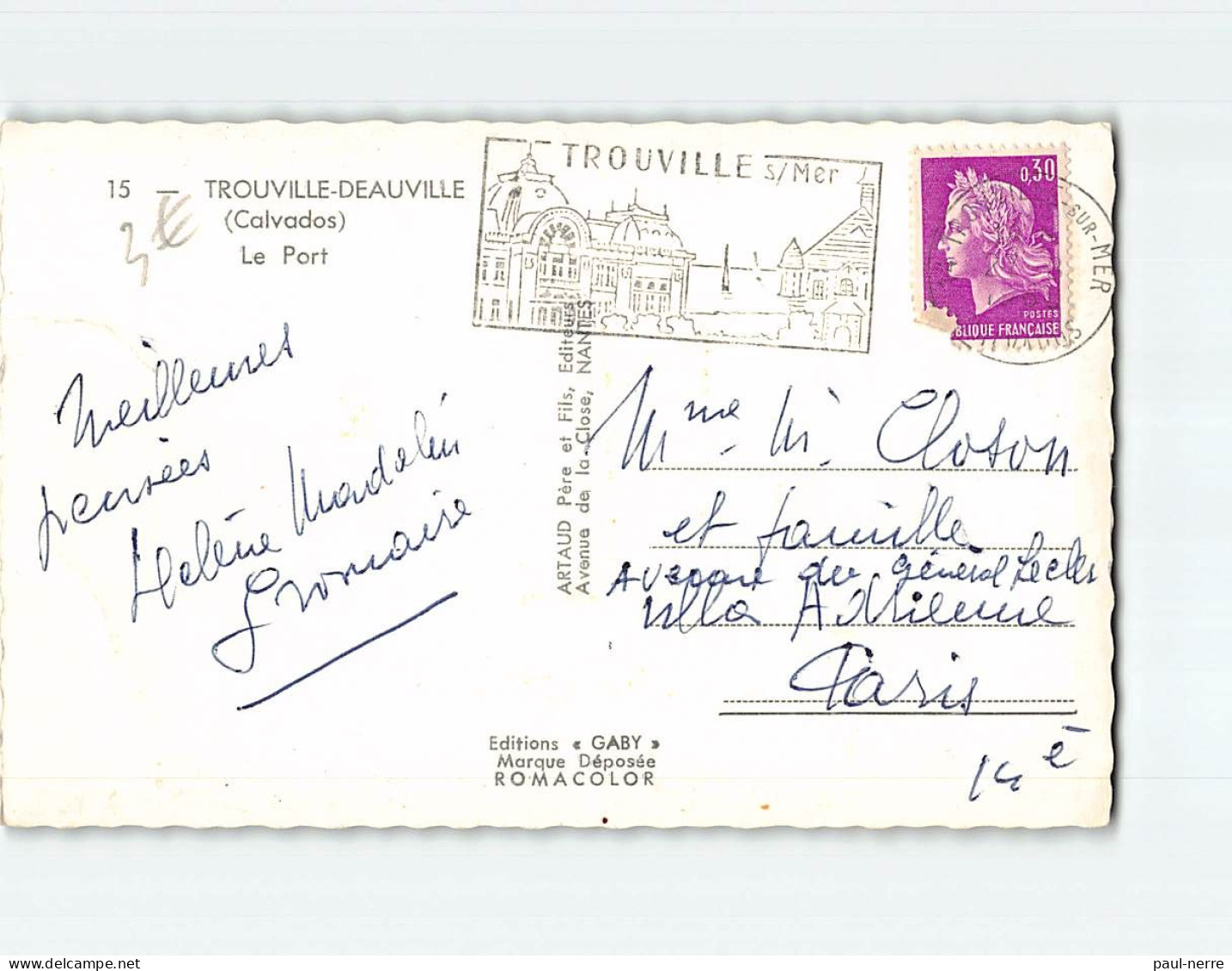 TROUVILLE : Le Port - état - Trouville