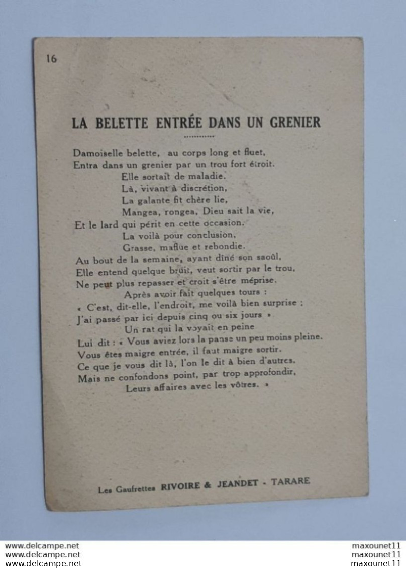 Lot de 4 cartes postales - Les Gaufrettes Rivoire & Jeandret - Tarare - .. Lot90 .