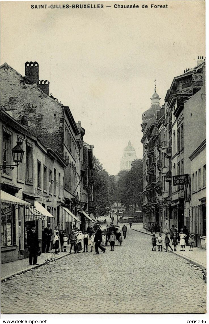 Saint-Gilles Chaussée De Forest Circulée En 1923 - St-Gilles - St-Gillis