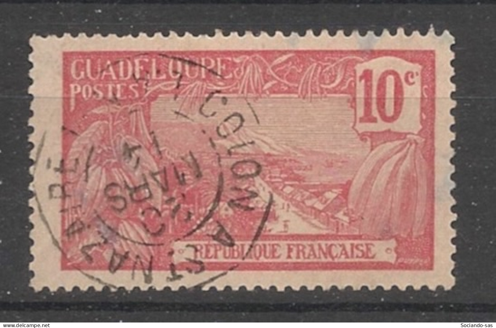 GUADELOUPE - 1905-07 N°YT. 59 - Mont Houelmont 10c - Oblitéré "Colon à St Nazaire" / Used - Gebraucht