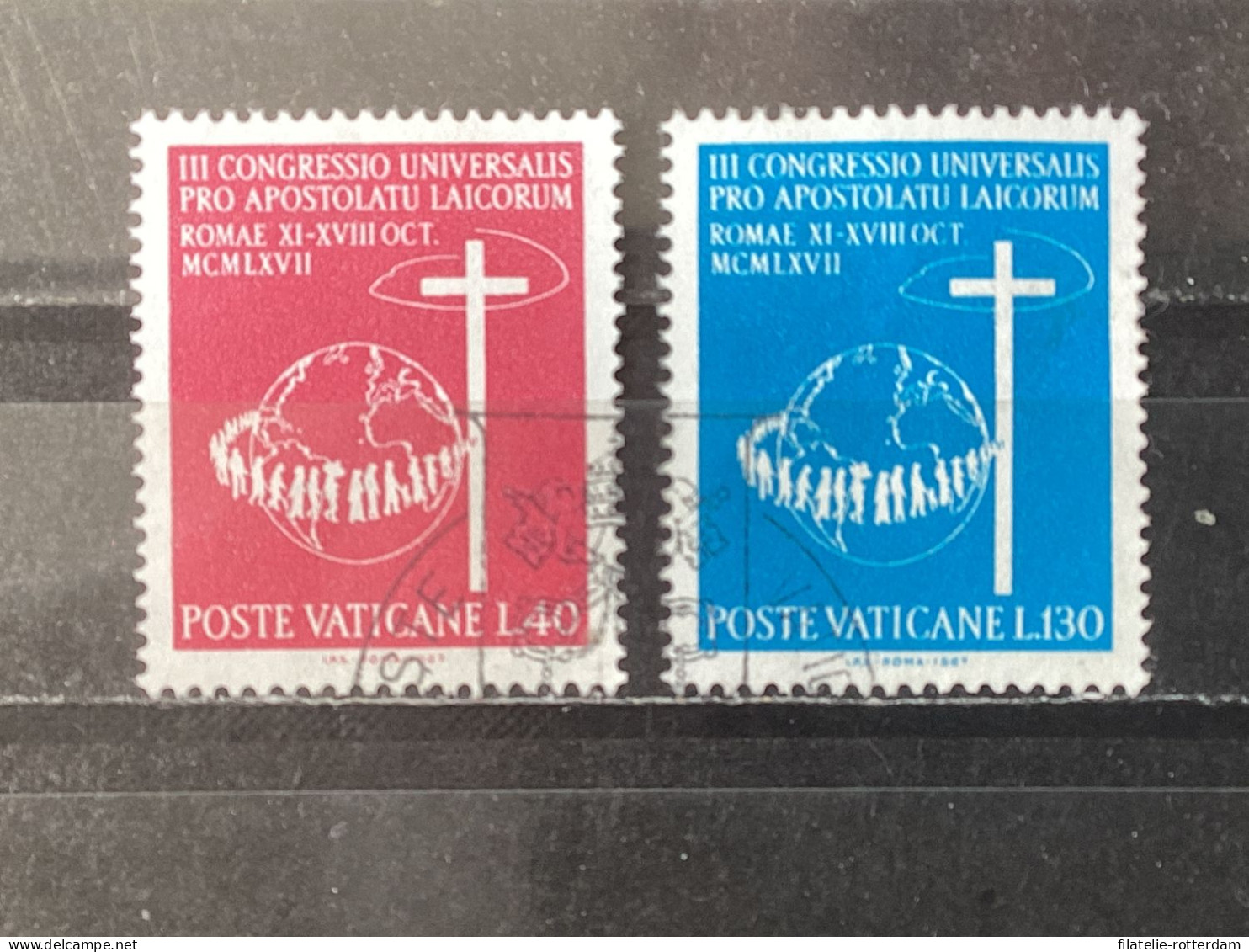 Vatican City / Vaticaanstad - Complete Set 3rd Apostol World Congress 1967 - Gebruikt