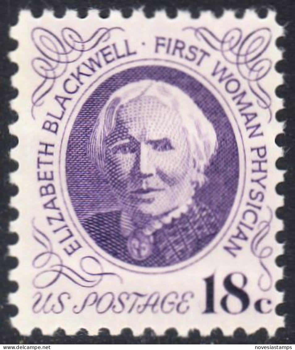 !a! USA Sc# 1399 MNH SINGLE (a2) - Dr. Elizabeth Blackwell - Neufs