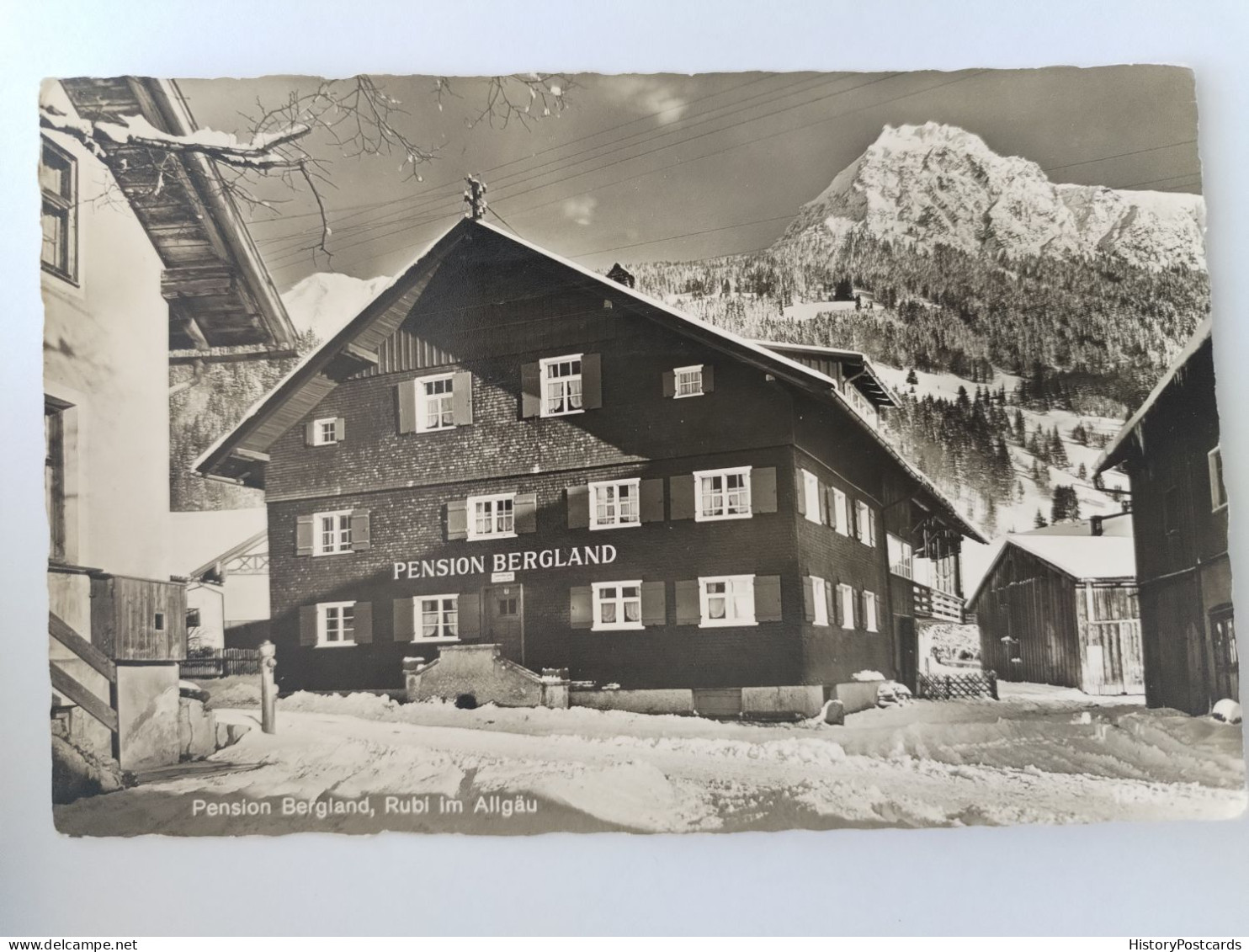 Rubi Vor Oberstdorf, Allgäu, Pension Bergland, 1955 - Oberstdorf