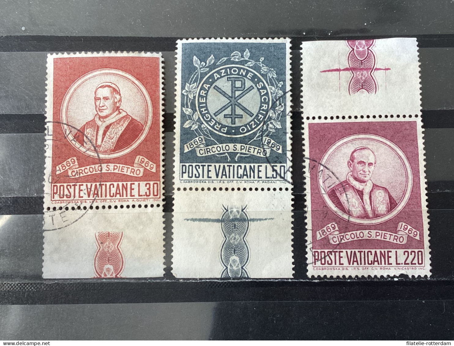 Vatican City / Vaticaanstad - Complete Set 100 Years Cirlce Of Sct Peter 1969 - Used Stamps